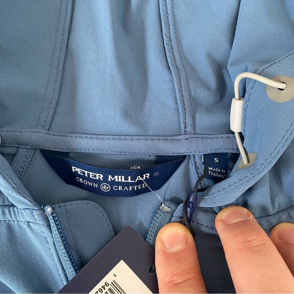 Peter Millar Crown Crafted Flex Adapt Half-Zip Jacket Windbreaker MS22EZ503 - Picture 7 of 10